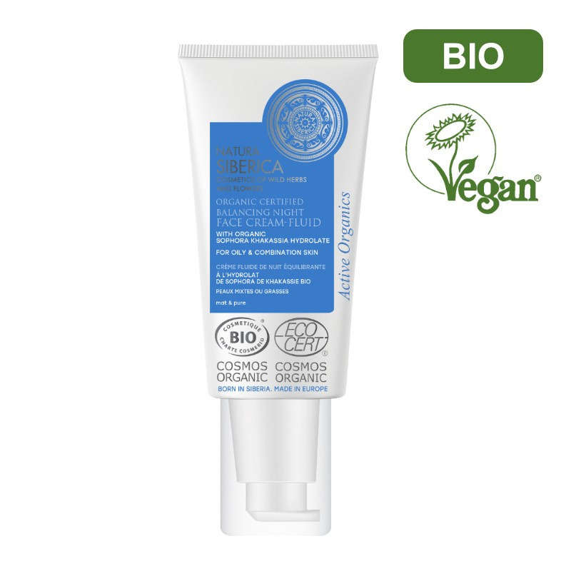 Natura Siberica Crème Fluide De Nuit Bio Equilibrante Peaux Mixtes Ou Grasses Au Sophora De Khakassie, 50Ml 50Ml Natura Siberica Crème Fluide De Nuit Bio Equilibrante Peaux Mixtes Ou Grasses Au Sophora De Khakassie, 50Ml 50Ml