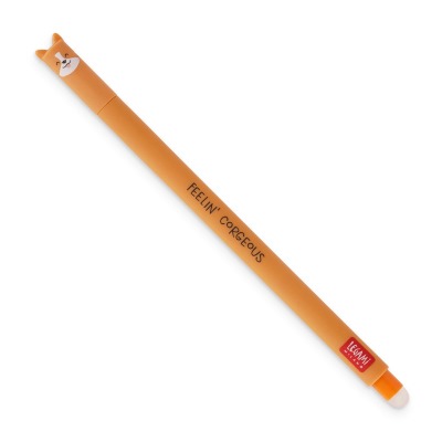 Legami Stylo Corgi Gel Effaçable  Encre Noire