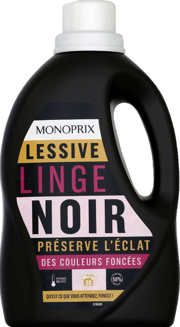 Monoprix Lessive Linge noire x30 Lavages