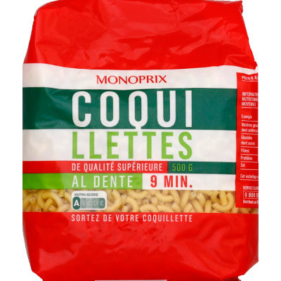 Monoprix Coquillettes Qualité Supérieure 500g