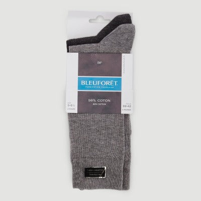 Lot De 2 Paires De Chaussettes - Bleuforet