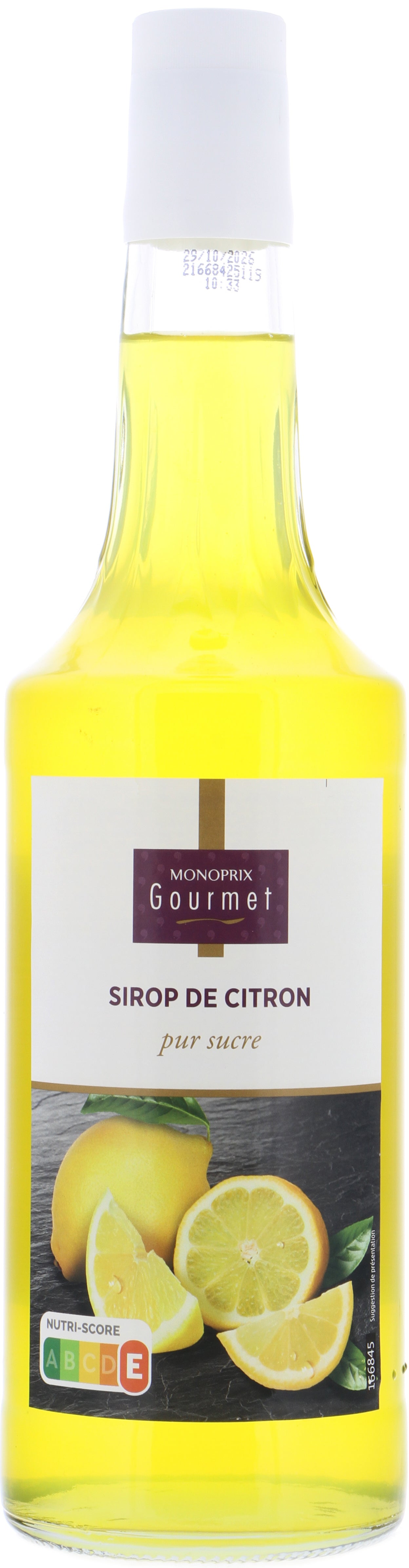 Monoprix Gourmet Sirop citron 70cl