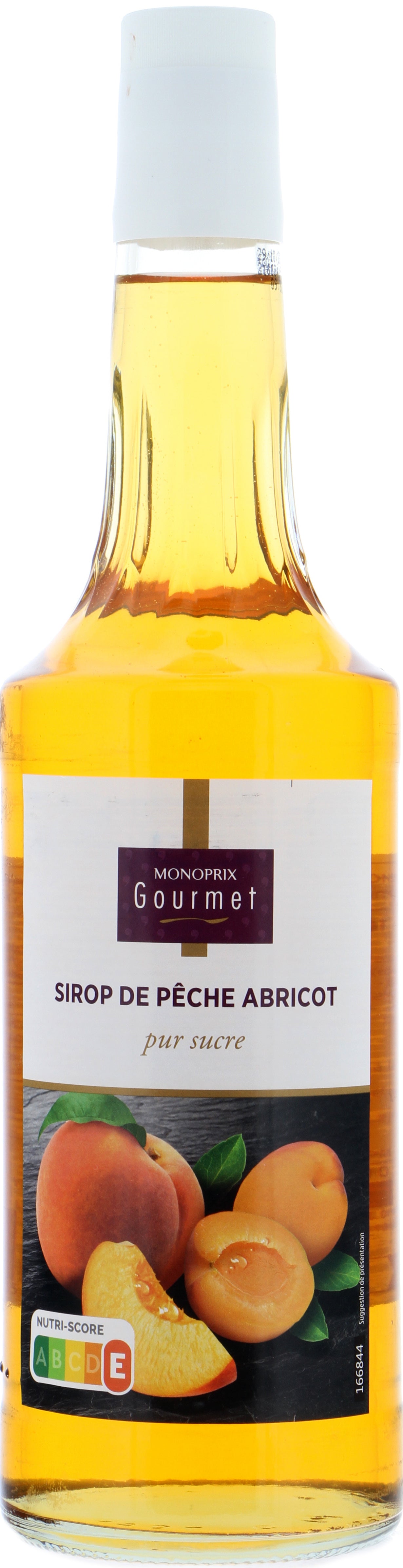 Monoprix Gourmet Sirop pêche abricot 70cl