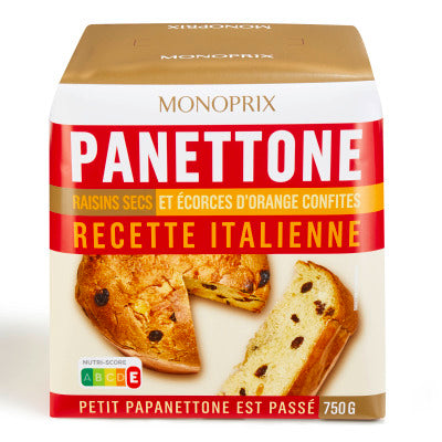 Monoprix Panettone Recette Italienne 750g