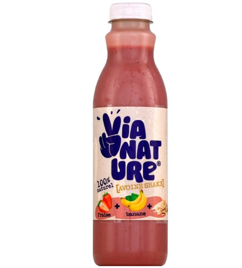 Via Nature Smoothie avoine fraise banane 100% naturel