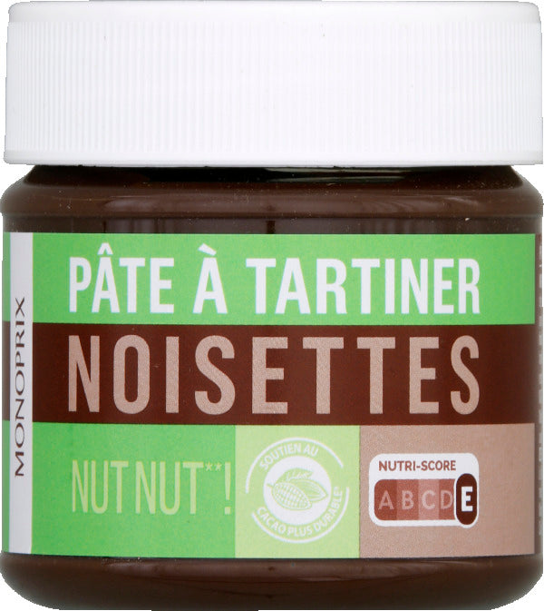 Monoprix Pâte  à tartiner 13% Noisettes 200g