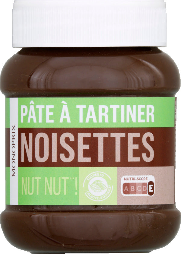 Monoprix Pâte à tartiner 13% Noisettes 400g