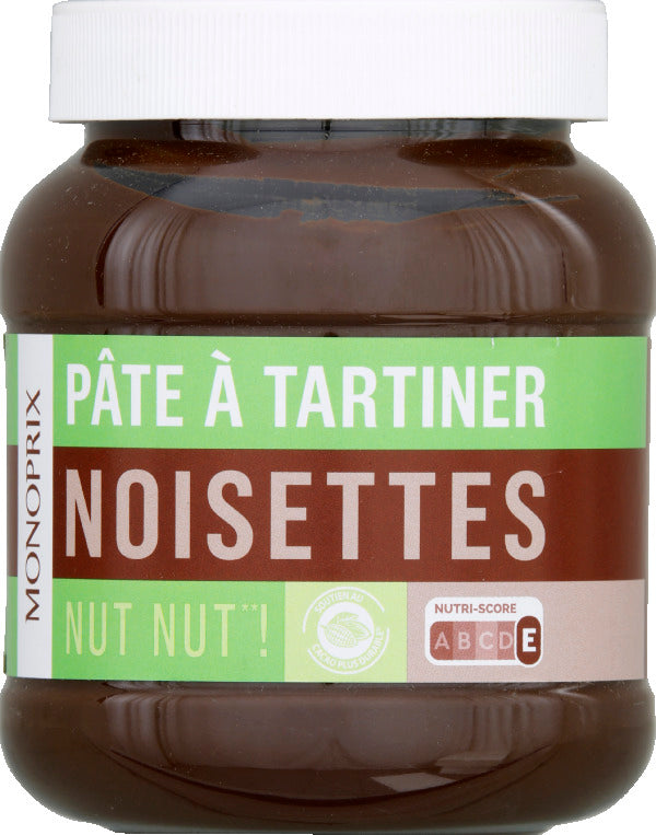 Monoprix Pâte à tartiner 13% Noisettes 750g