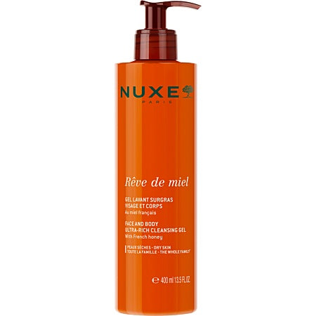 Nuxe Rêve de Miel Gel Lavant Surgras Visage et Corps 400ml