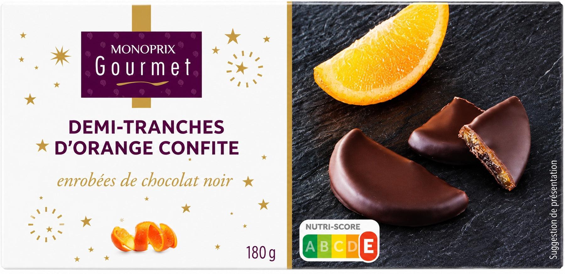 Monoprix Gourmet Quartiers d'Orange 180g