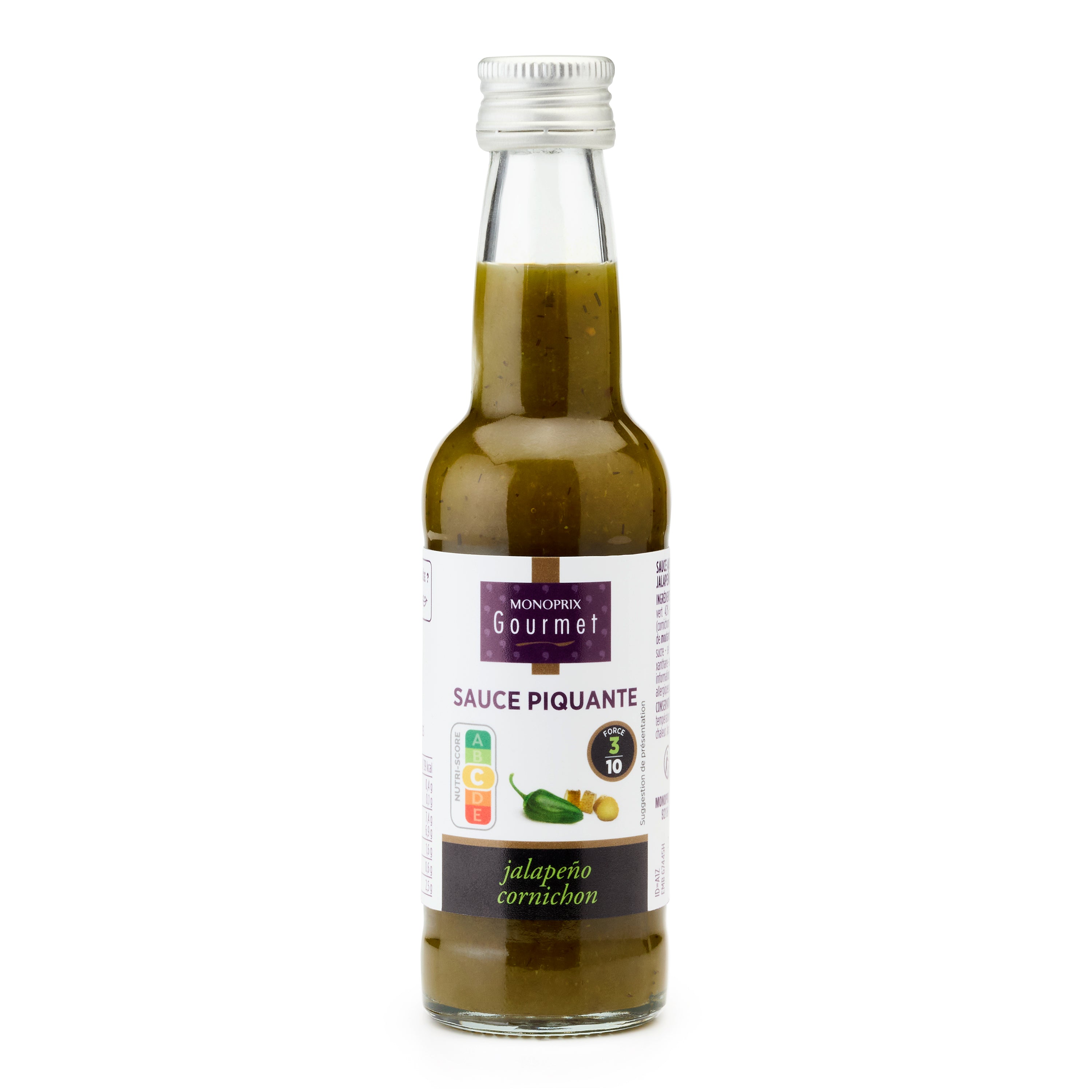 Monoprix Gourmet Sauce piquante jalapeno pickles 100ml