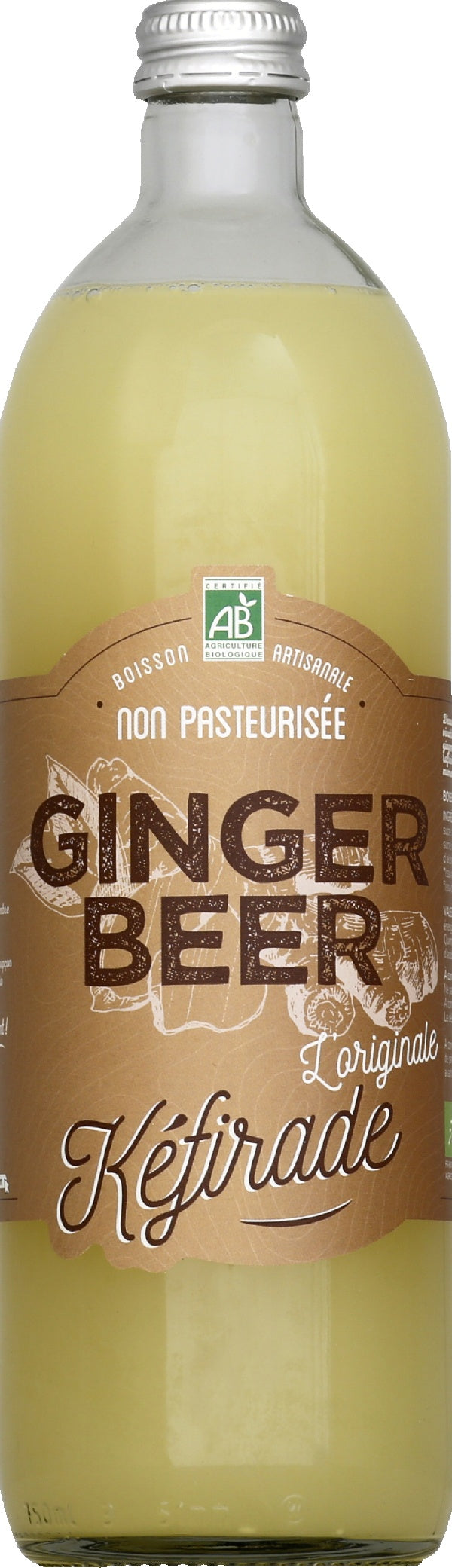 Kéfirade Ginger beer originale Bio 75cl