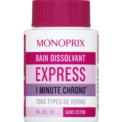 Monoprix Bain Dissolvant Express 75Ml