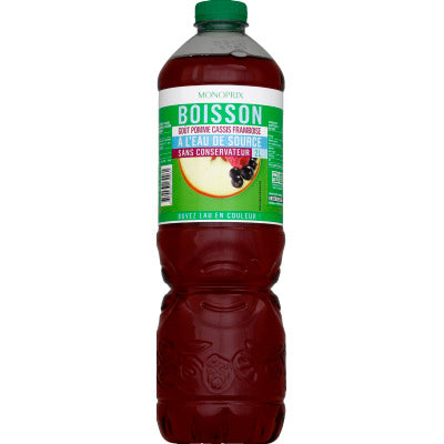 Monoprix Boisson Pomme Cassis À L'Eau De Source Sans Conservateur 2L