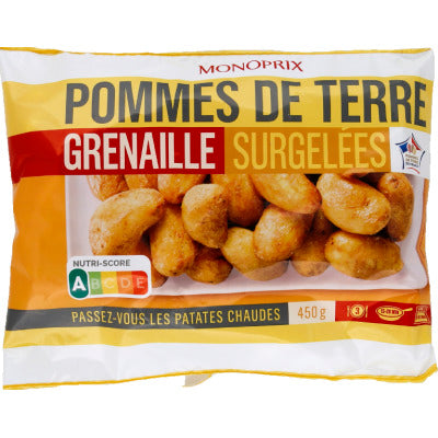 Monoprix Pommes de terre grenaille surgelées 450g