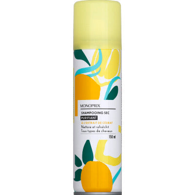 Monoprix Shampoing Sec Cédrat Et Fleur D'Oranger 150Ml