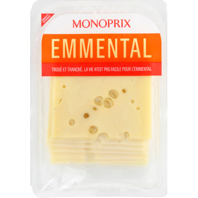 Monoprix Emmental en tranches 200g