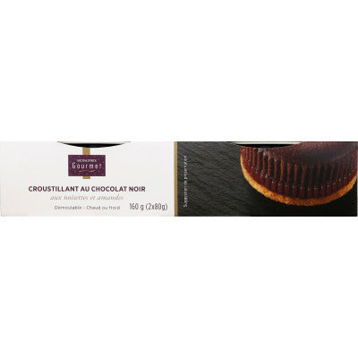 Monoprix Gourmet Croustillant au Chocolat Noir Noisettes et Amandes 2x80g