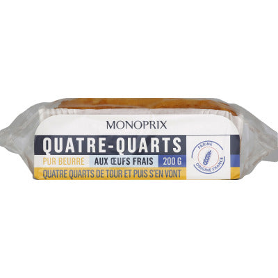 Monoprix Quatre Quart 200G