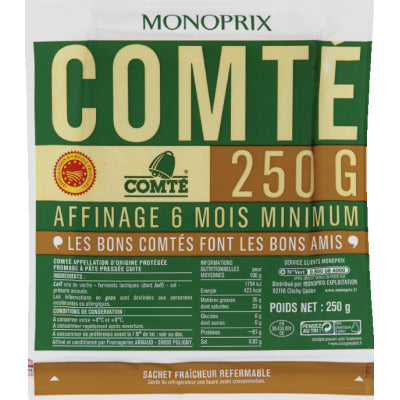 Monoprix Comté 6 mois d'affinage 250g