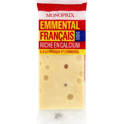 Monoprix Emmental français 500g