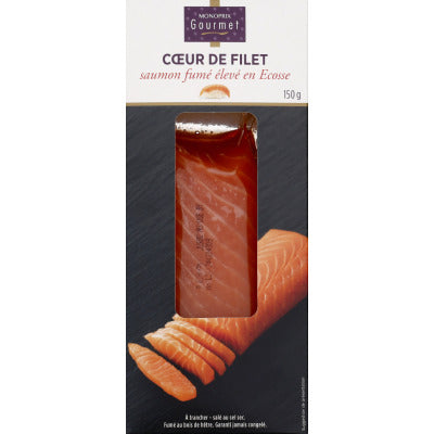 Monoprix Gourmet Cœur de Filet de Saumon Fumé150g