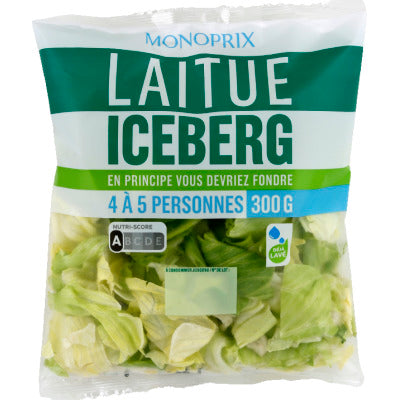 Monoprix laitue iceberg 300g