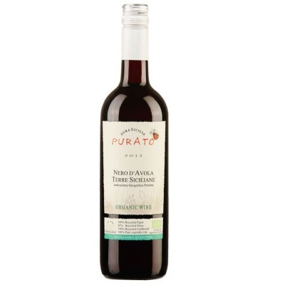 Purato Nero Avola Terre Siciliane IGP Vin Rouge Bio 75cl