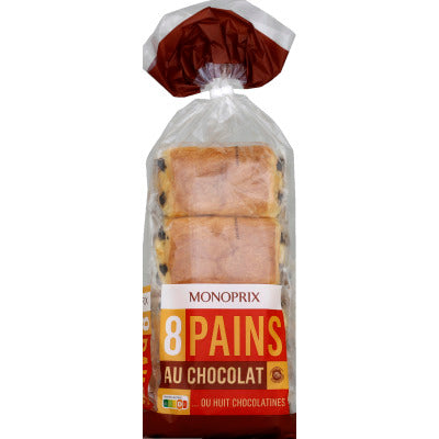 Monoprix 8 Pains Au Chocolat 360G