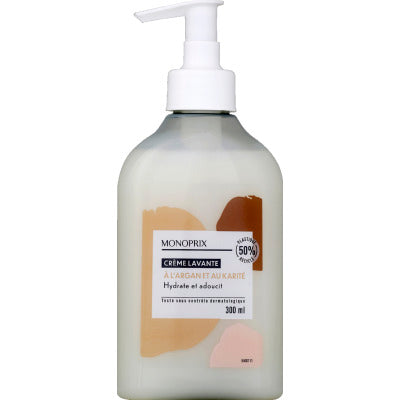 Monoprix Crème Lavante À L'Argan & Karité 300Ml