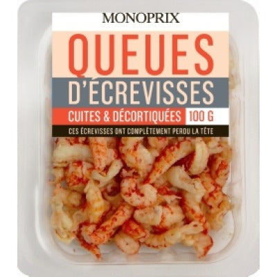 Monoprix Queues écrevisses 100g