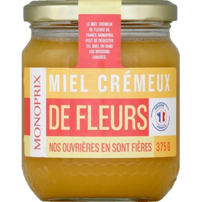 Monoprix Miel Crémeux de Fleurs 375g