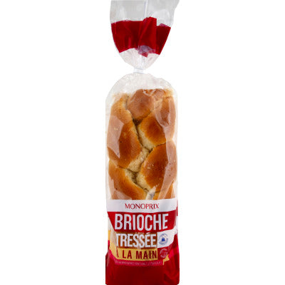 Monoprix Brioche Tressée Aux Œufs Frais 600G