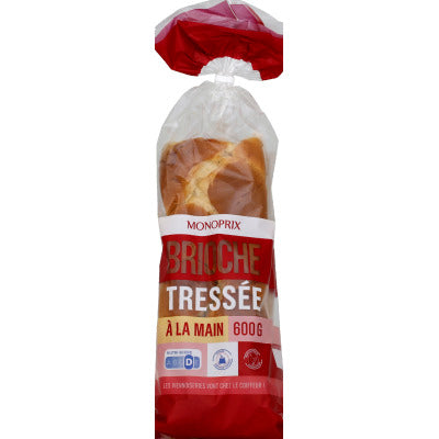 Monoprix Brioche Tressée Aux Œufs Frais 600g