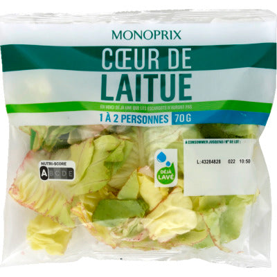 Monoprix coeur de laitue 70g