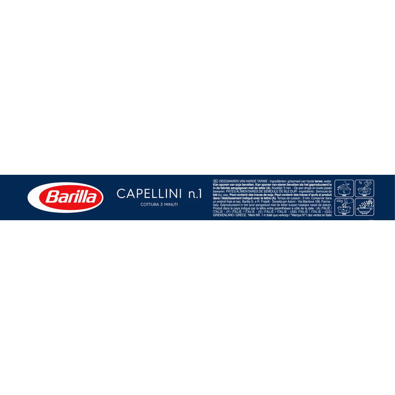 Barilla Pâtes capellini n°1 500g