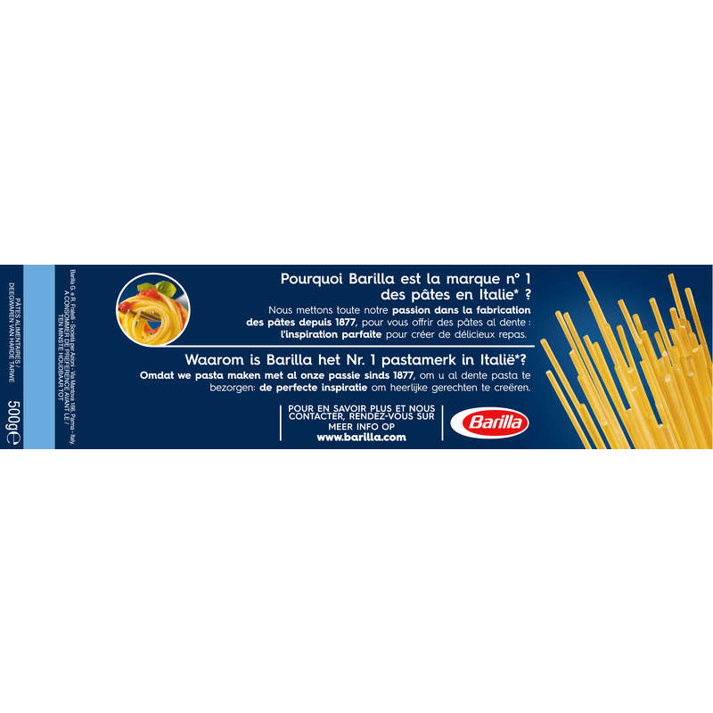 Barilla Pâtes capellini n°1 500g