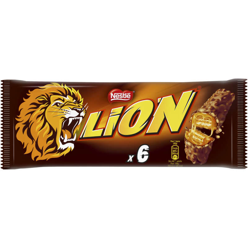 Nestlé Lion Barres Chocolatées 6x42g