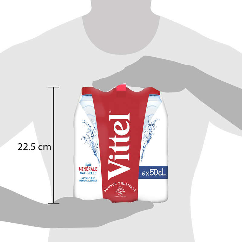 Vittel Eau Minérale Naturelle Des Vosges 6x50cl