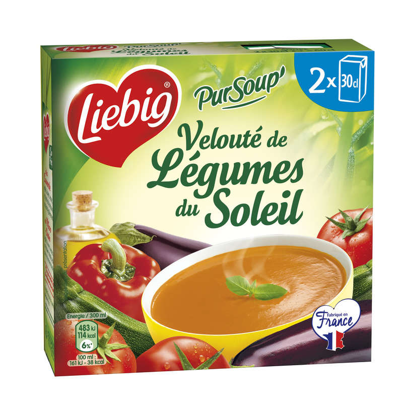 Liebig PurSoup' Velouté de légumes du soleil 2x30cl