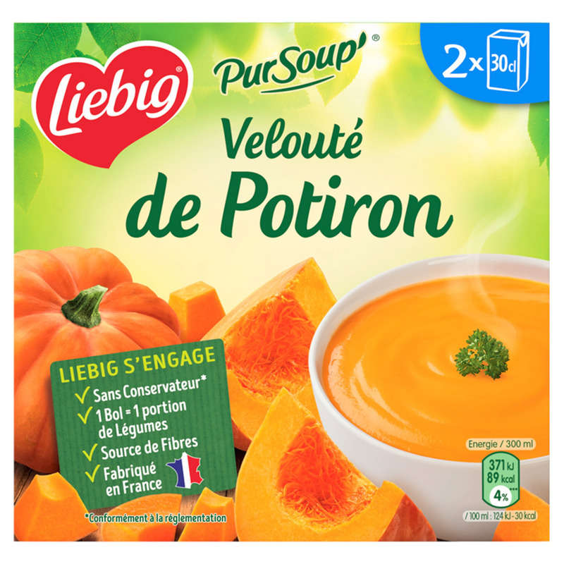 Liebig PurSoup' Velouté de potiron 2x30cl