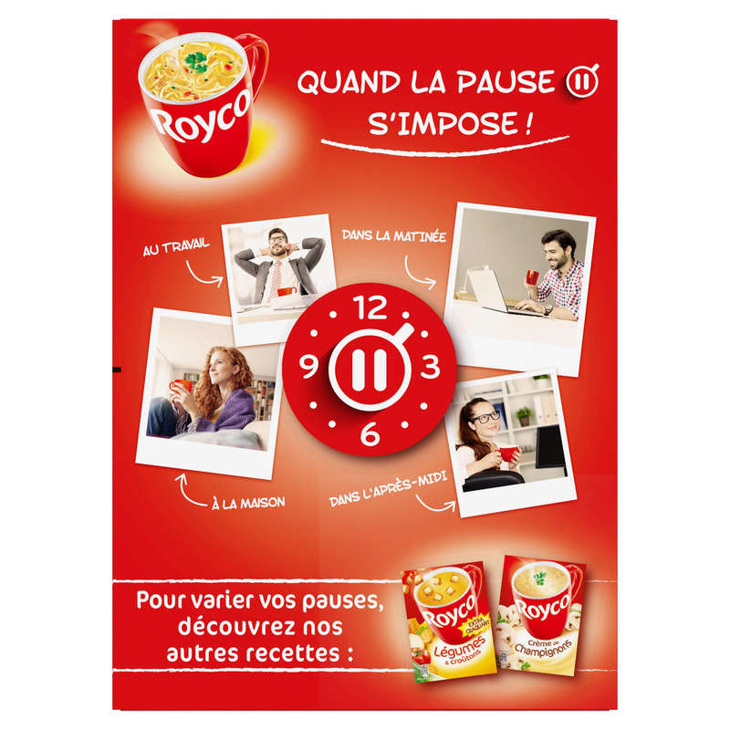 Royco Bouillon volaille & vermicelles 3x10,6g