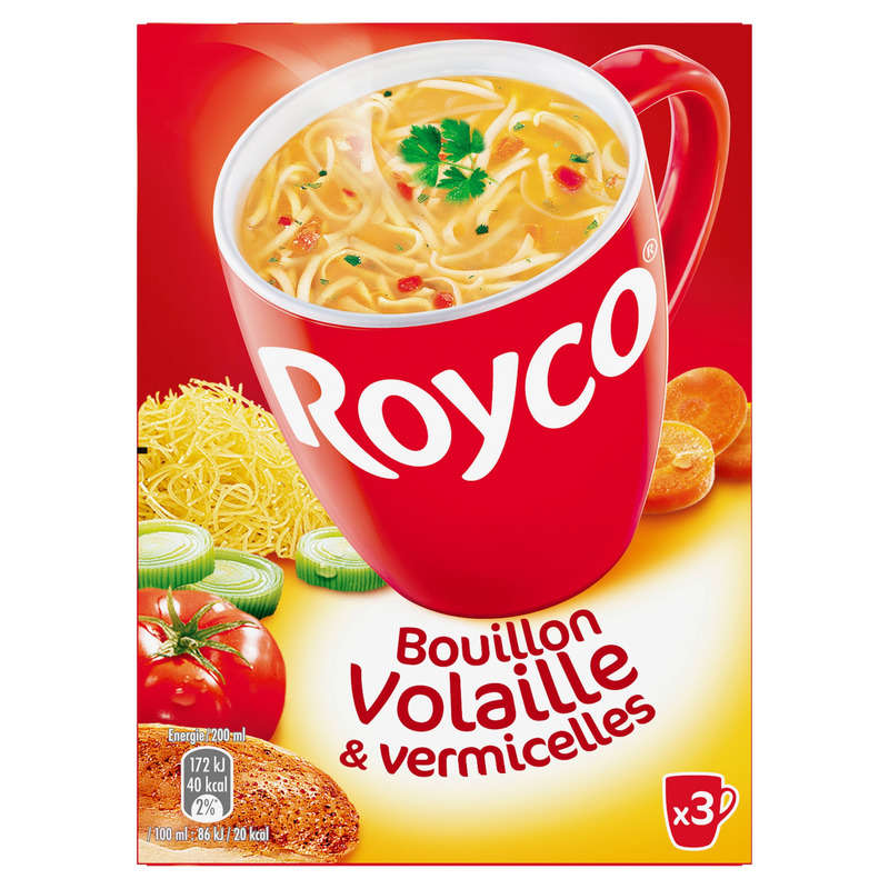 Royco Bouillon volaille & vermicelles 3x10,6g