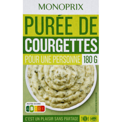 Monoprix Purée de courgettes à la coriandre 180g