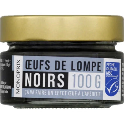 Monoprix oeufs lompes noir 100g