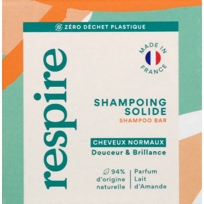 Respire Shampoing Solide au Lait d’Amande 75g