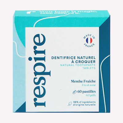 Respire Dentifrice Naturel à Croquer 60Pastilles