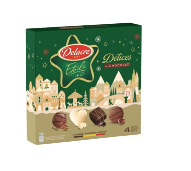 Delacre Biscuits pâques étoile Délices au chocolat 200g