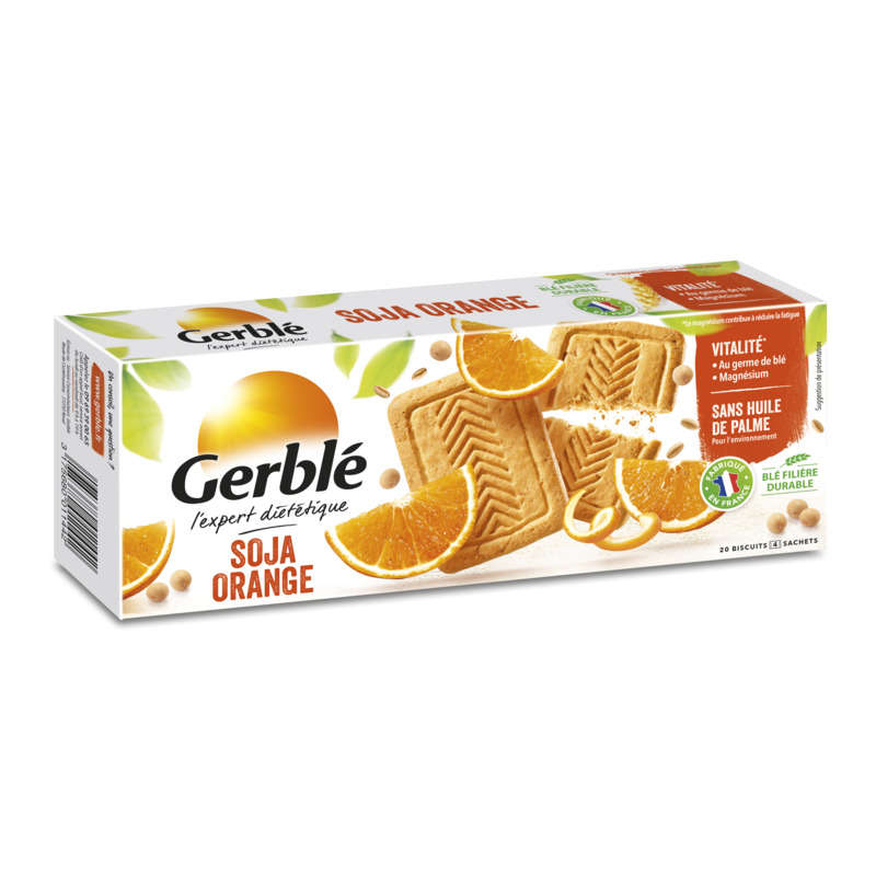 Gerblé Biscuit soja orange 280g