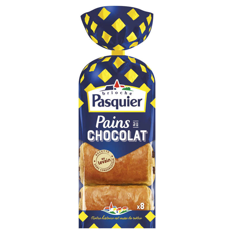 Brioche Pasquier - Pains au chocolat - x8 360g